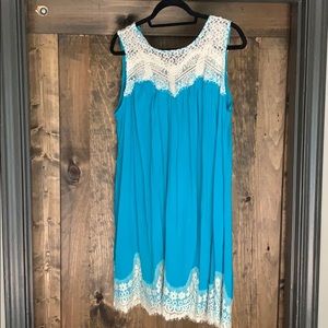Teal Umgee dress